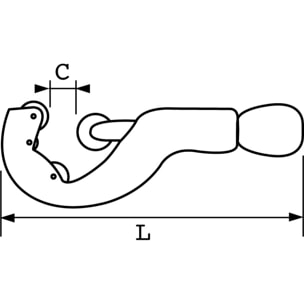 Coupe tube telescopique SAM - 62012