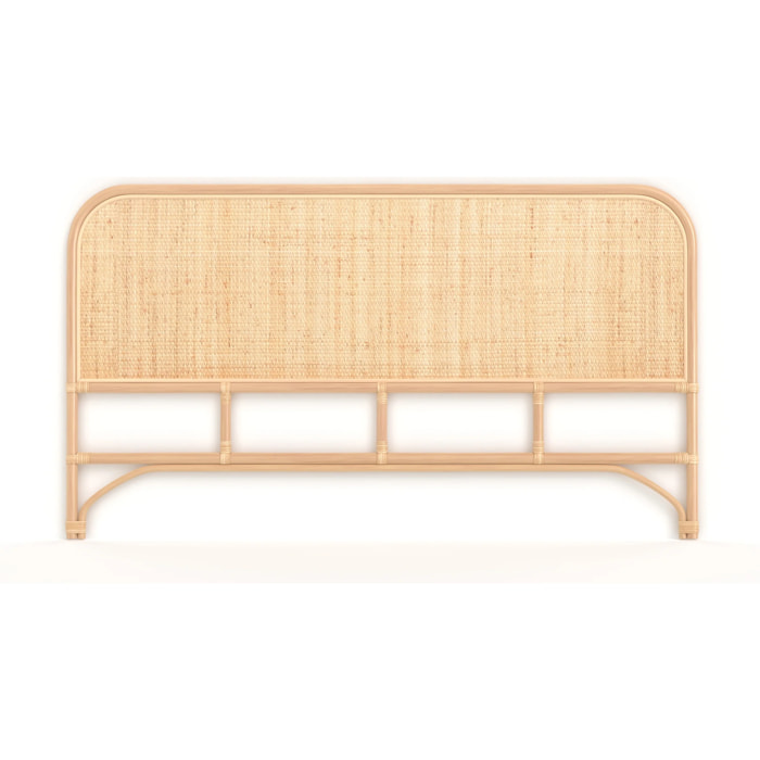 Tête de lit 160 cm en rotin naturel - Grace
