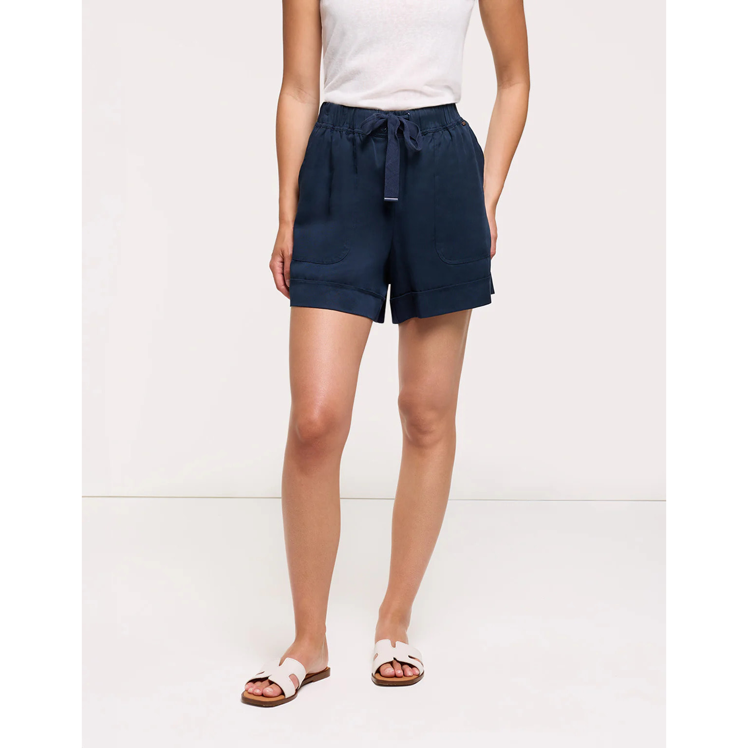 Bermuda Tencel Azul Marino - Ducano