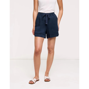 Bermuda Tencel Azul Marino - Ducano