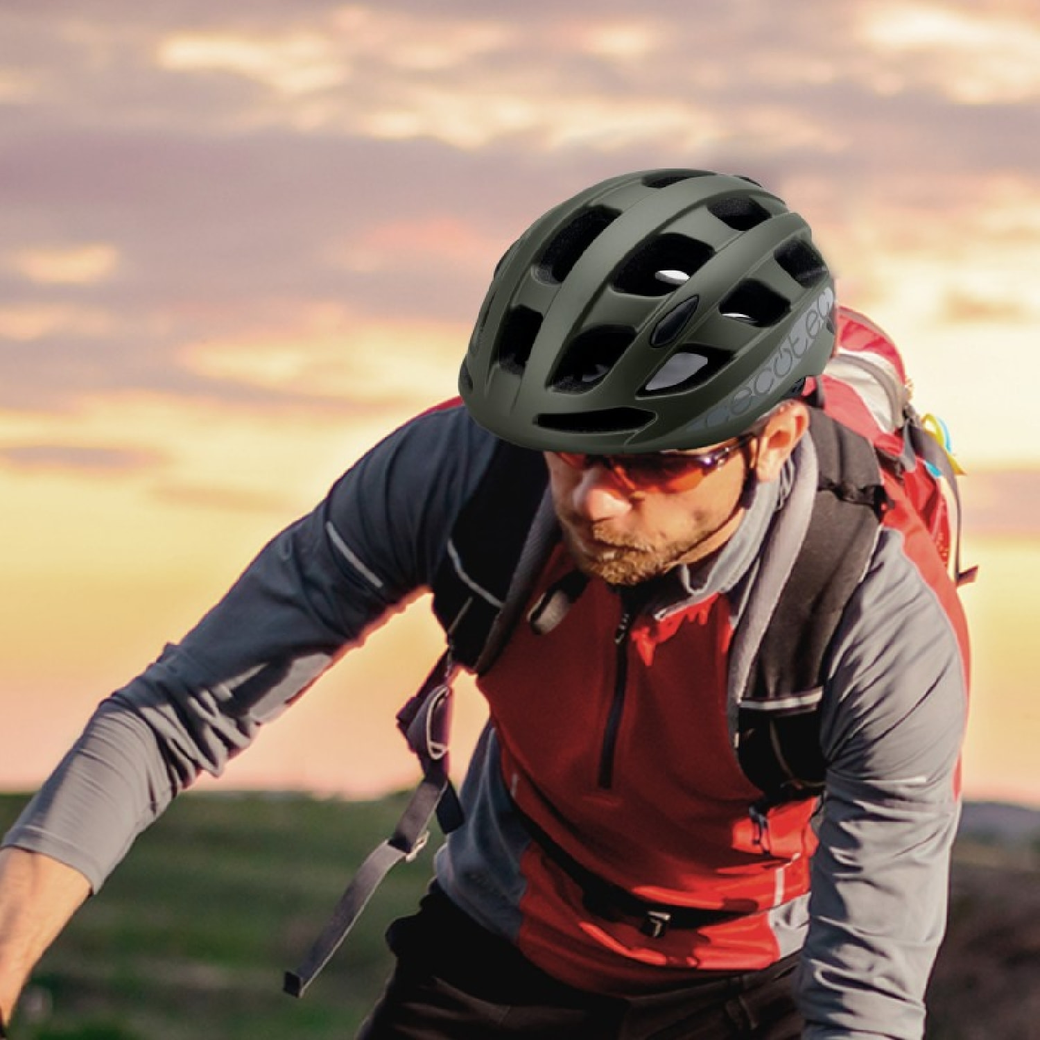 Cecotec Casque BrainGuard Sprinter Green L-XL