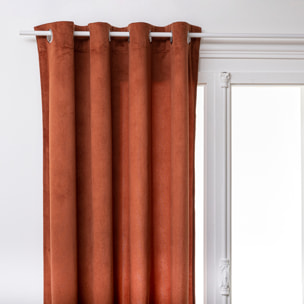 Rideau "Lilou" rose terracotta 140x260cm