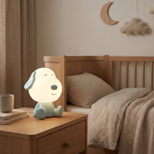 Lampada LED Doggy in ferro - AZZURRO