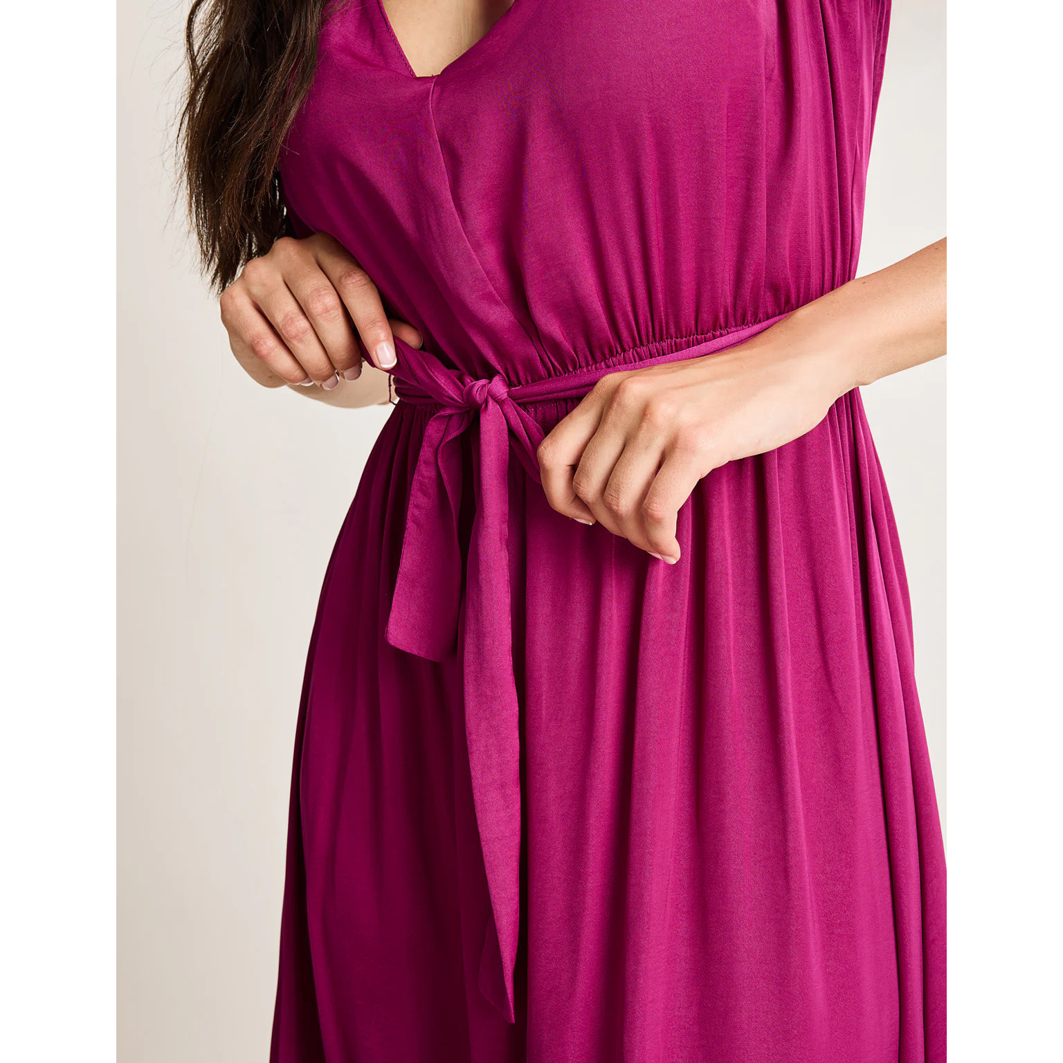 Vestido Largo Morado - Monicasa