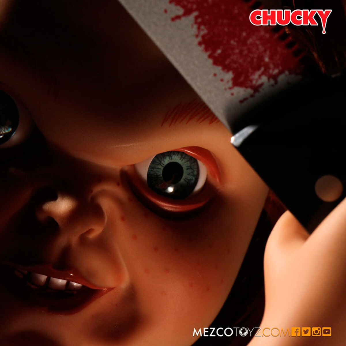 Bambola Chucky Con Suono 38 cm Gioco per Ragazzi Mezco Toys