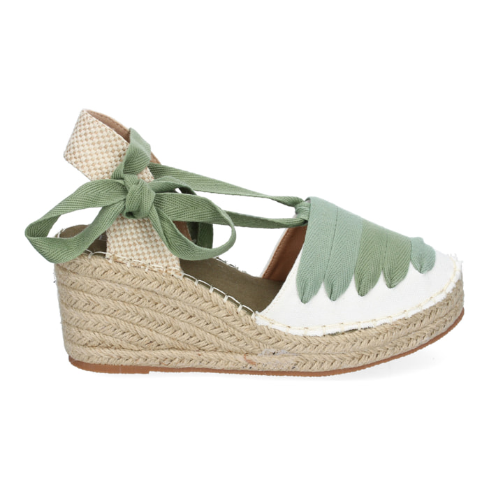 Sandalia de Mujer con Cuña de Yute, Diseño Moderno, Perfectas para PrimaveraVerano