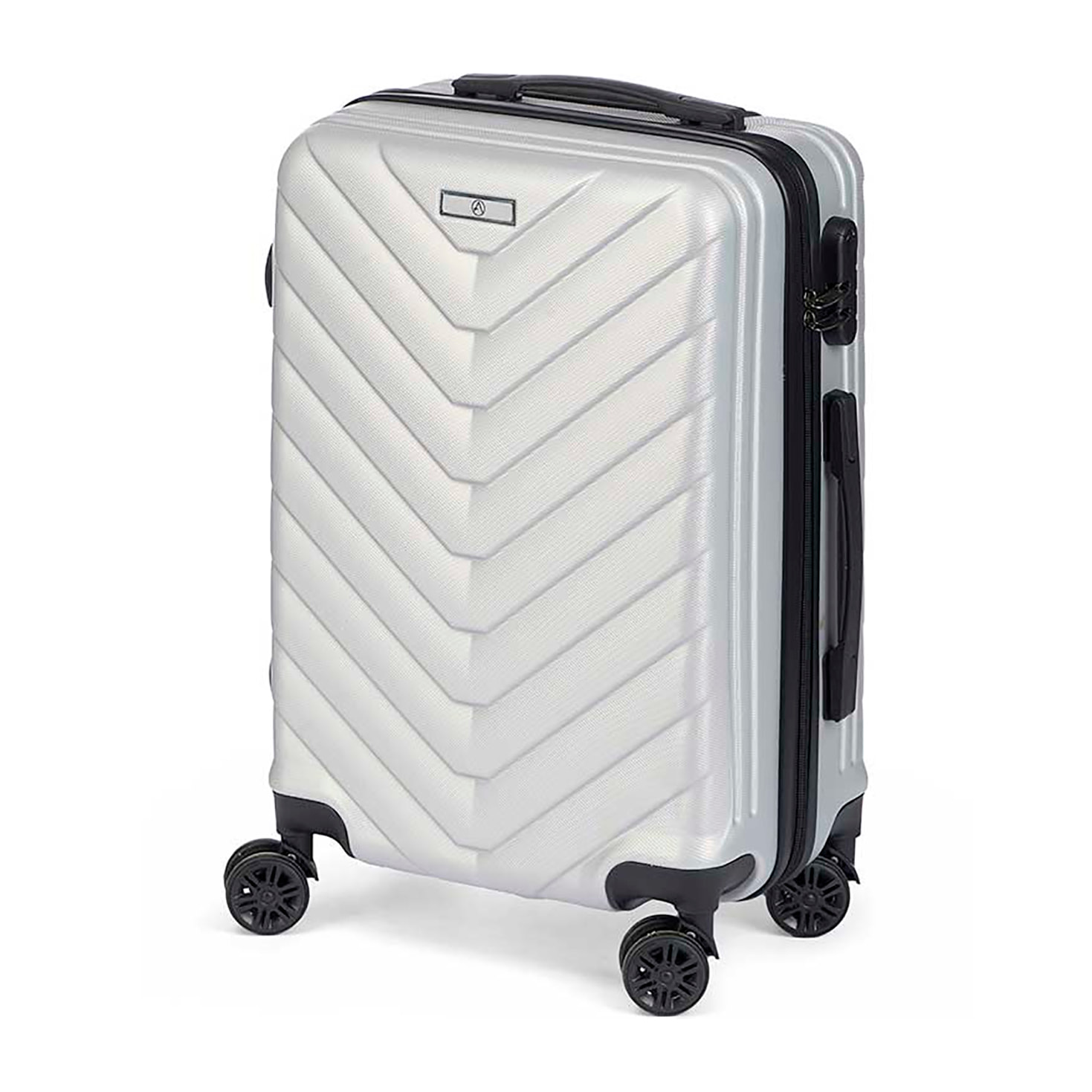 Valigia trolley da cabina in ABS, leggera e resistente. Progettazione di bilance.