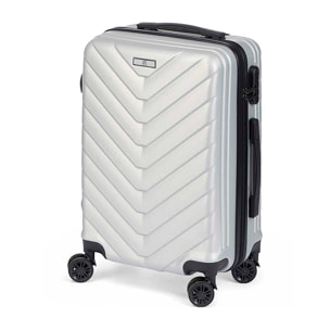 Valigia trolley da cabina in ABS, leggera e resistente. Progettazione di bilance.