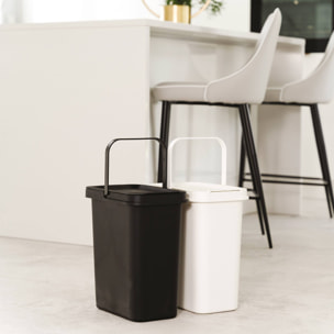 Sistema de reciclaje de 12l en color negro keden