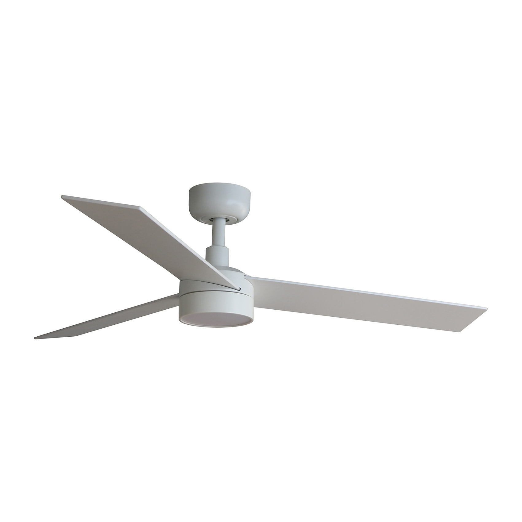 RUDDER S LED Ventilador de techo blanco/fresno