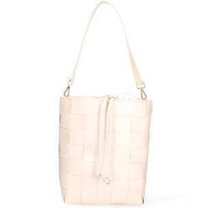 Borsa a spalla da donna - Modello Ivoire - Vera pelle - 27.0 x 34.0 x 14.0 cm