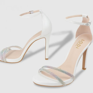 SANDALIAS DE NOVIA BLANCAS YUTISA