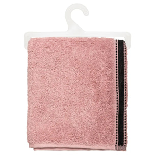 Serviette de toilette "Joia" - coton 550 gr/m² - rose 50x90 cm