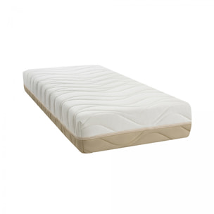 Ensemble Matelas Mousse Supersoft Leman avec sommier en bois