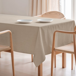 Nappe unie anti-tâches BRIA TAUPE