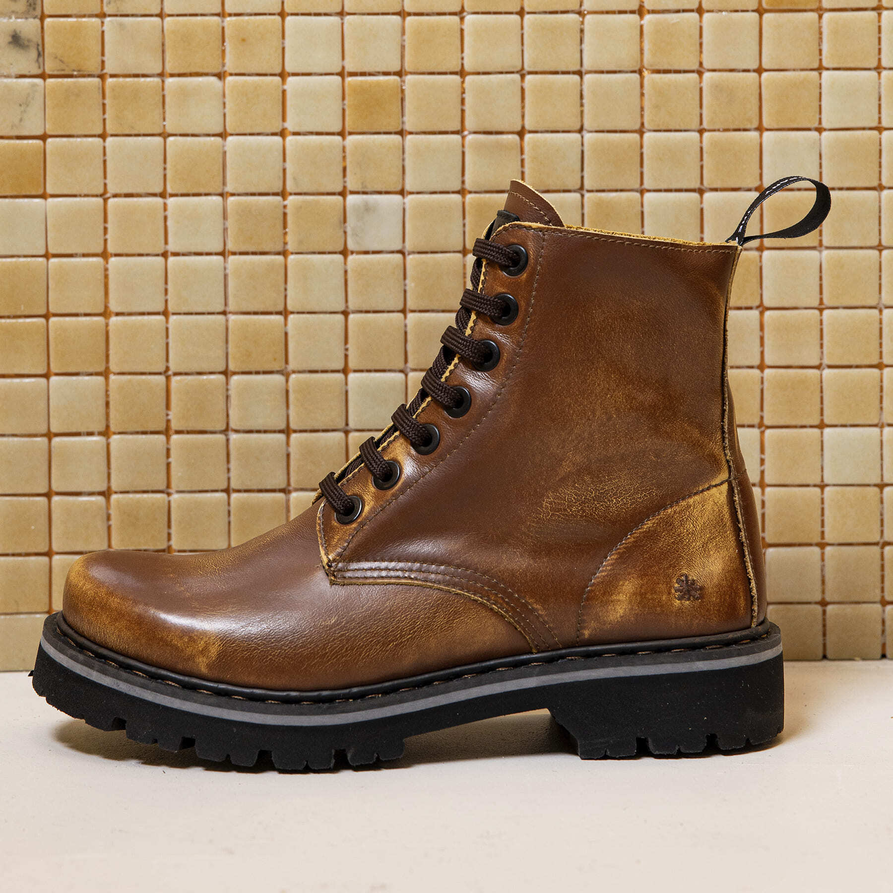 Botines 1166 NAPPA BURDEOS / MARINA color Burdeos