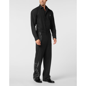 PHILIPP PLEIN Pantaloni a gamba larga
