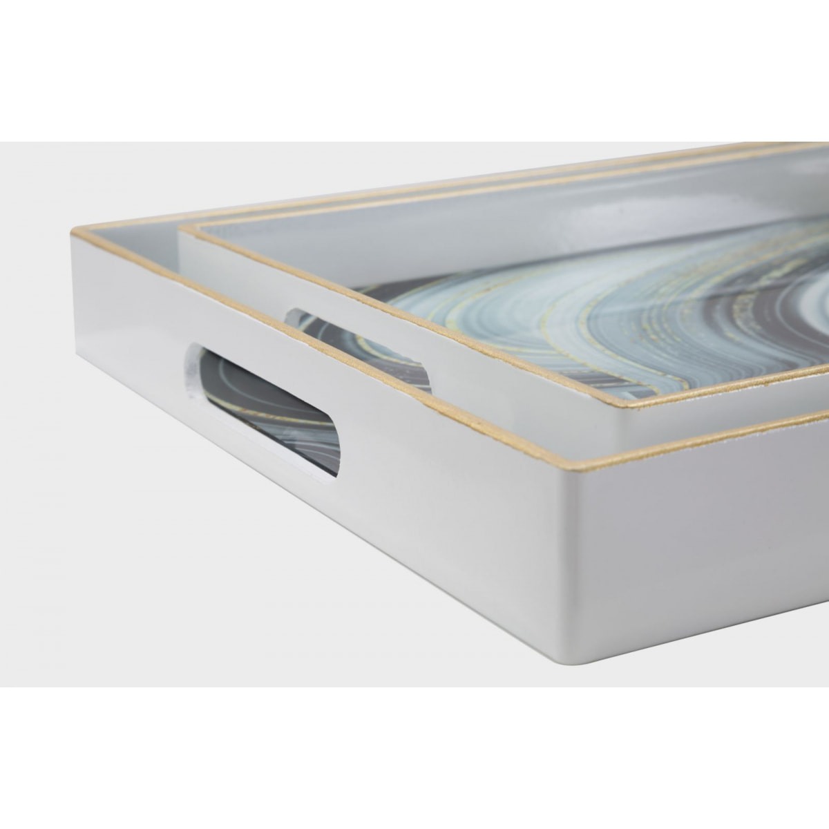 SVUOTATASCHE WHITE MARBLE COPPIA CHARME1921 MULTICOLORE