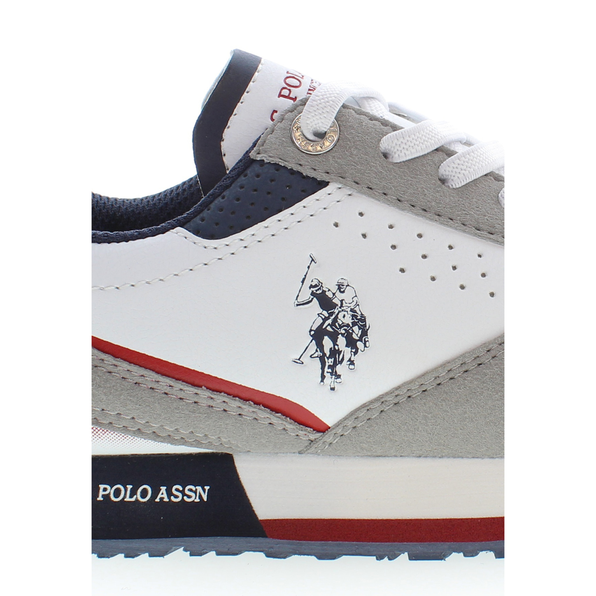 Sneakers U.S. Polo Assn White-Light Grey