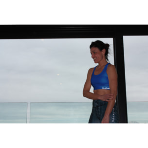 SUJETADOR DEPORTIVO SLIM PARA MUJER BLUEBALL EN AZUL