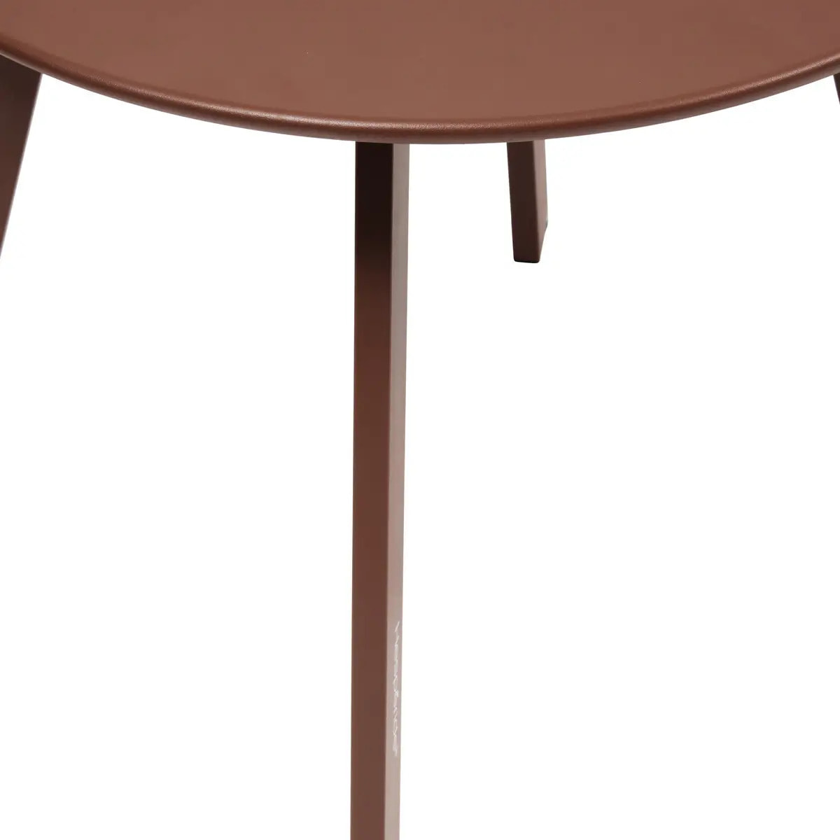 Table d'appoint de jardin Saona D50cm acajou