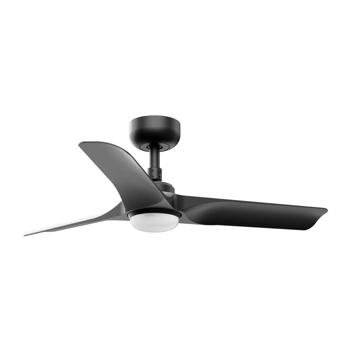 HEY S LED Ventilateur noir