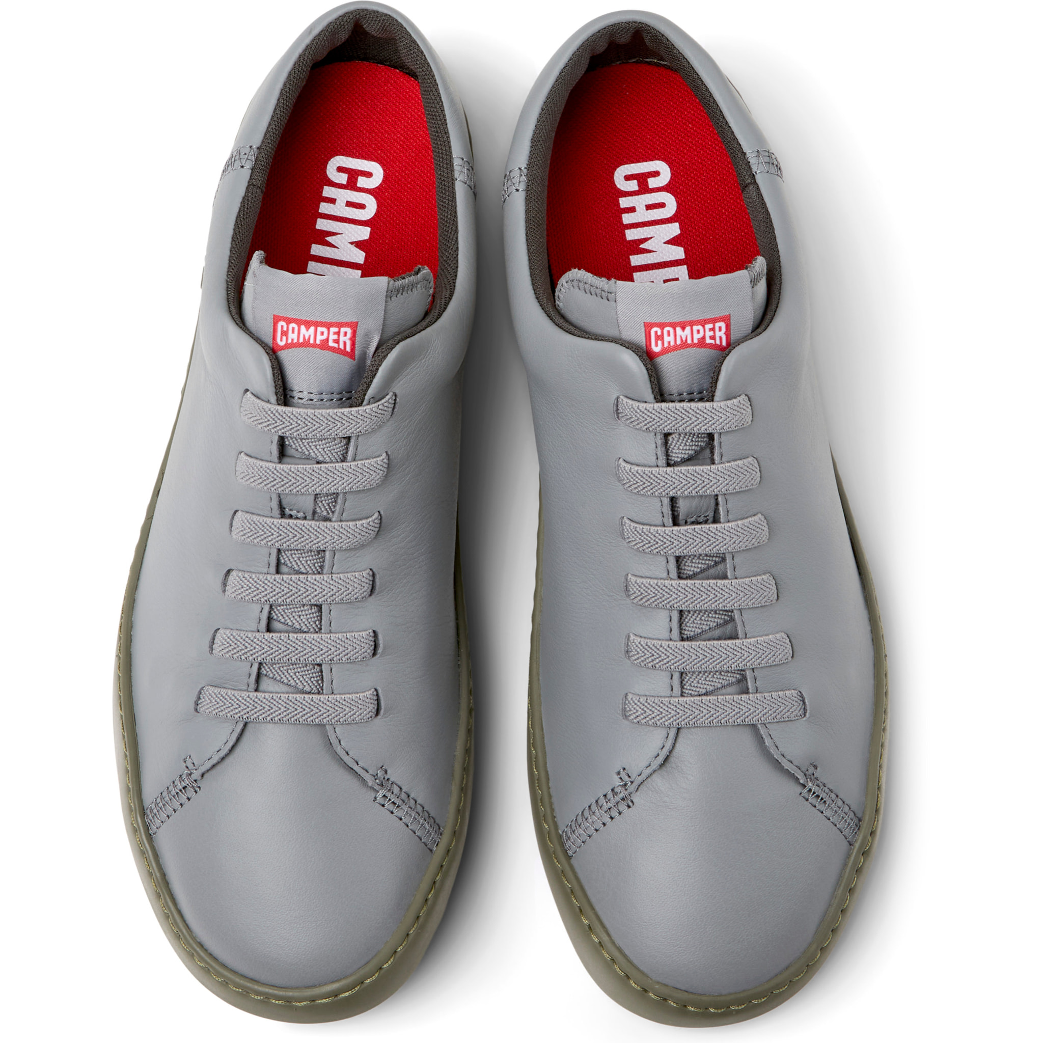 Zapatillas - CAMPER Peu Touring - Gris - Cuero liso