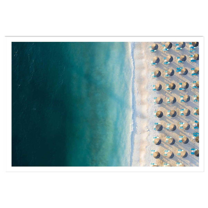 Poster bleu pacifique Affiche seule