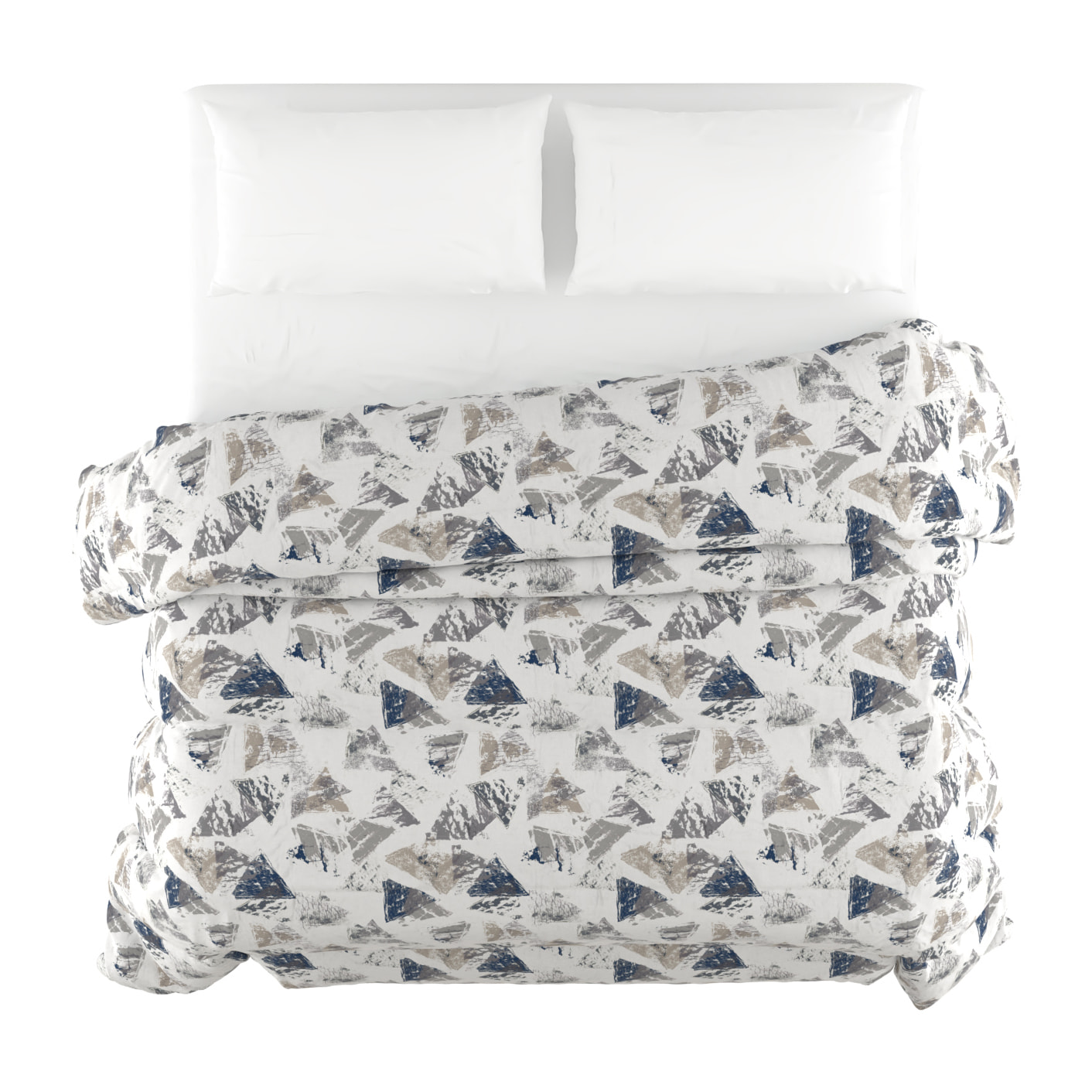 TRAPUNTA BASIC INVERNALE STAMPATA MATRIMONIALE, URBAN GIALLO