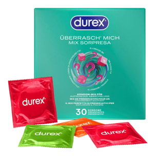 Durex Mix Sorpresa Preservativi Misti - Confezione da 30 Profilattici