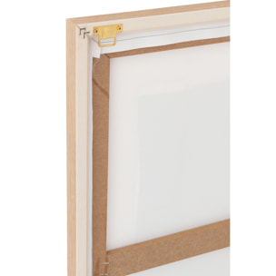 J-Line Tableau Objets 3D - toile - beige/marron foncé - 2 pièces