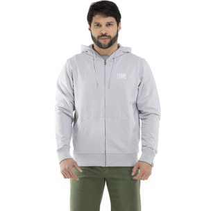 Leone Basic Sudadera con capucha y cremallera para hombre