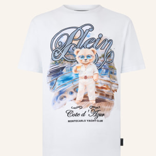 PHILIPP PLEIN Round Neck T-Shirt Teddy Yachting