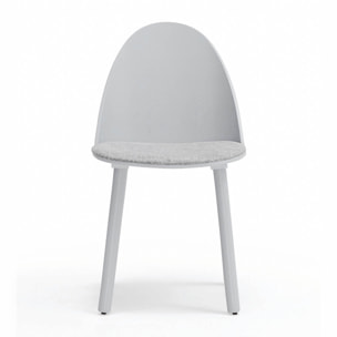 Silla Uma gris claro 2P/Caja
