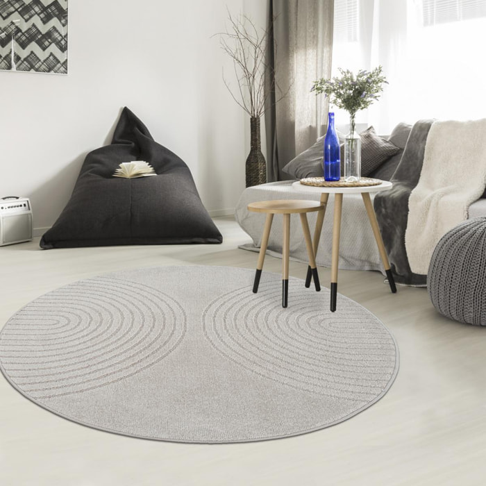 Tapis rond JOKO Tapis doux en relief