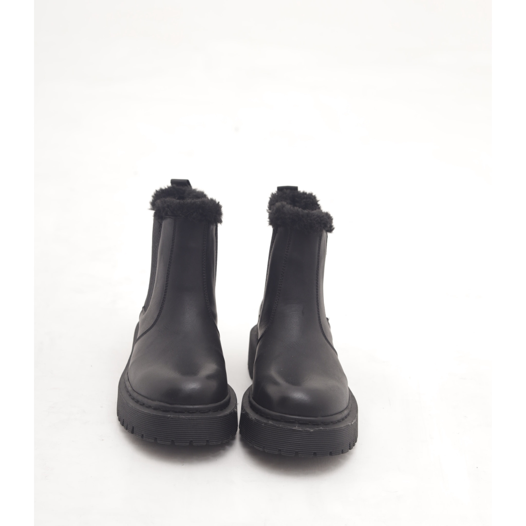 STIVALETTO CHELSEA BASSO FUR NERO