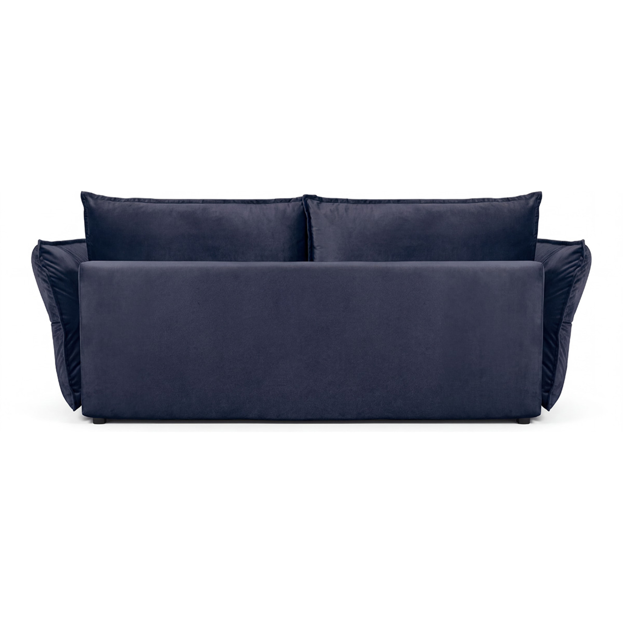 Canapé Velours Droit Convertible Verduro - 3 Places