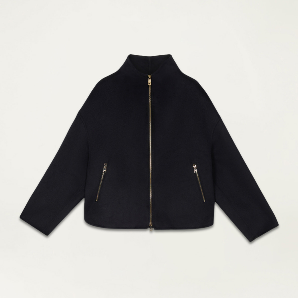 Oltre - Cazadora de paño mezcla de lana - Azul