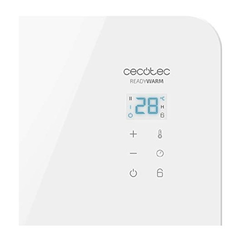 Cecotec Convecteur en verre Ready Warm 6650 Crystal Connection. Contrôle par WiF