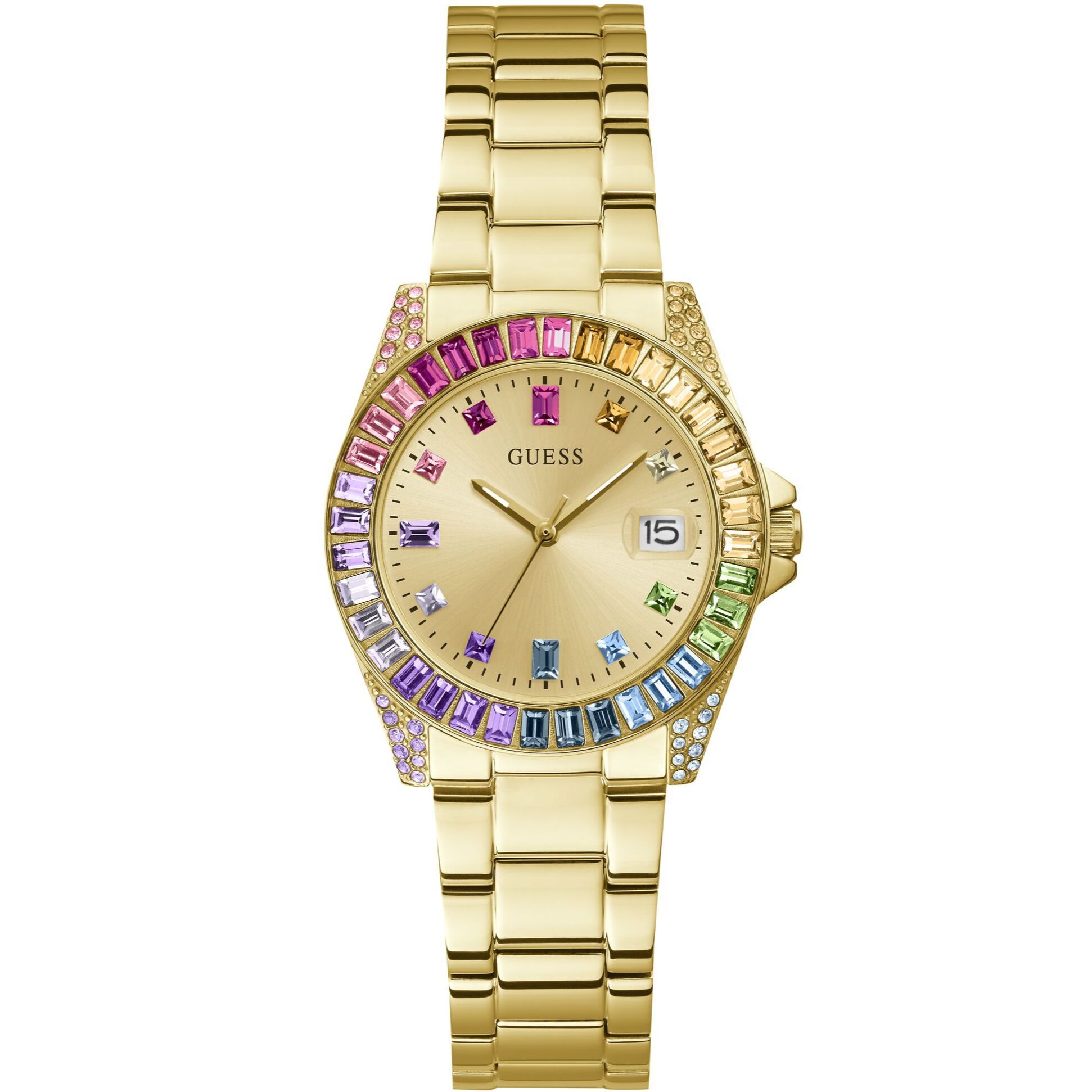 Guess Orologio Analogico Al Quarzo Gd Opaline