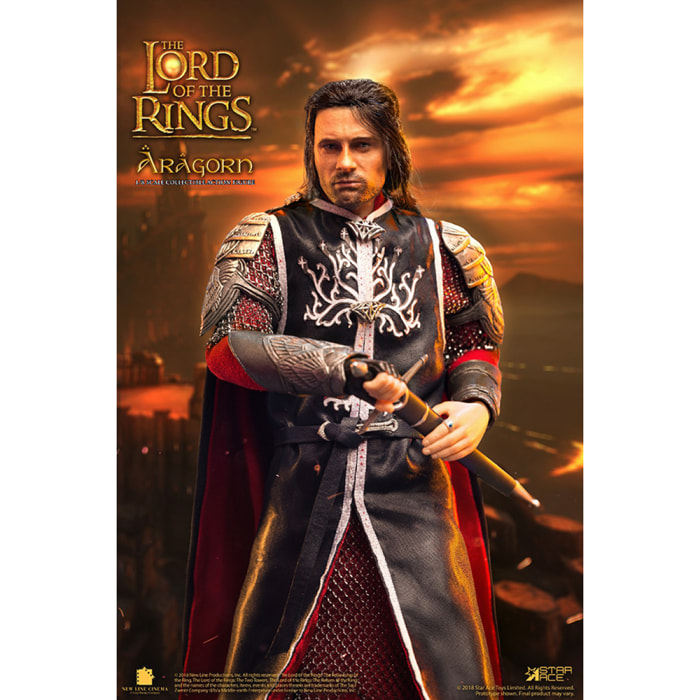 Il Signore Degli Anelli King Aragorn 2.0 Regular 1/8 Figura Action Figura Star Ace