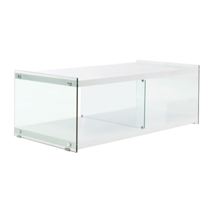 Mobile Porta TV Elementary in Vetro Temperato e Grigio