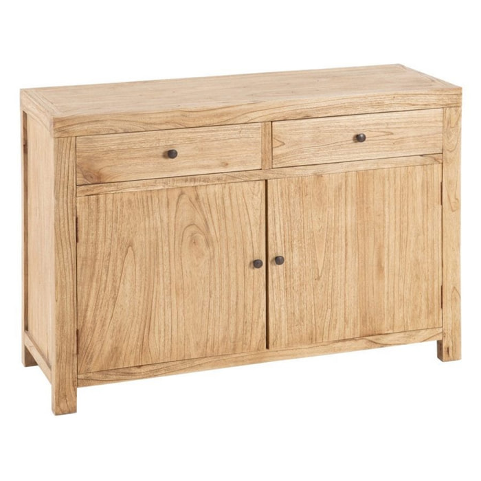 Credenza in legno naturale 120x40x85 cm