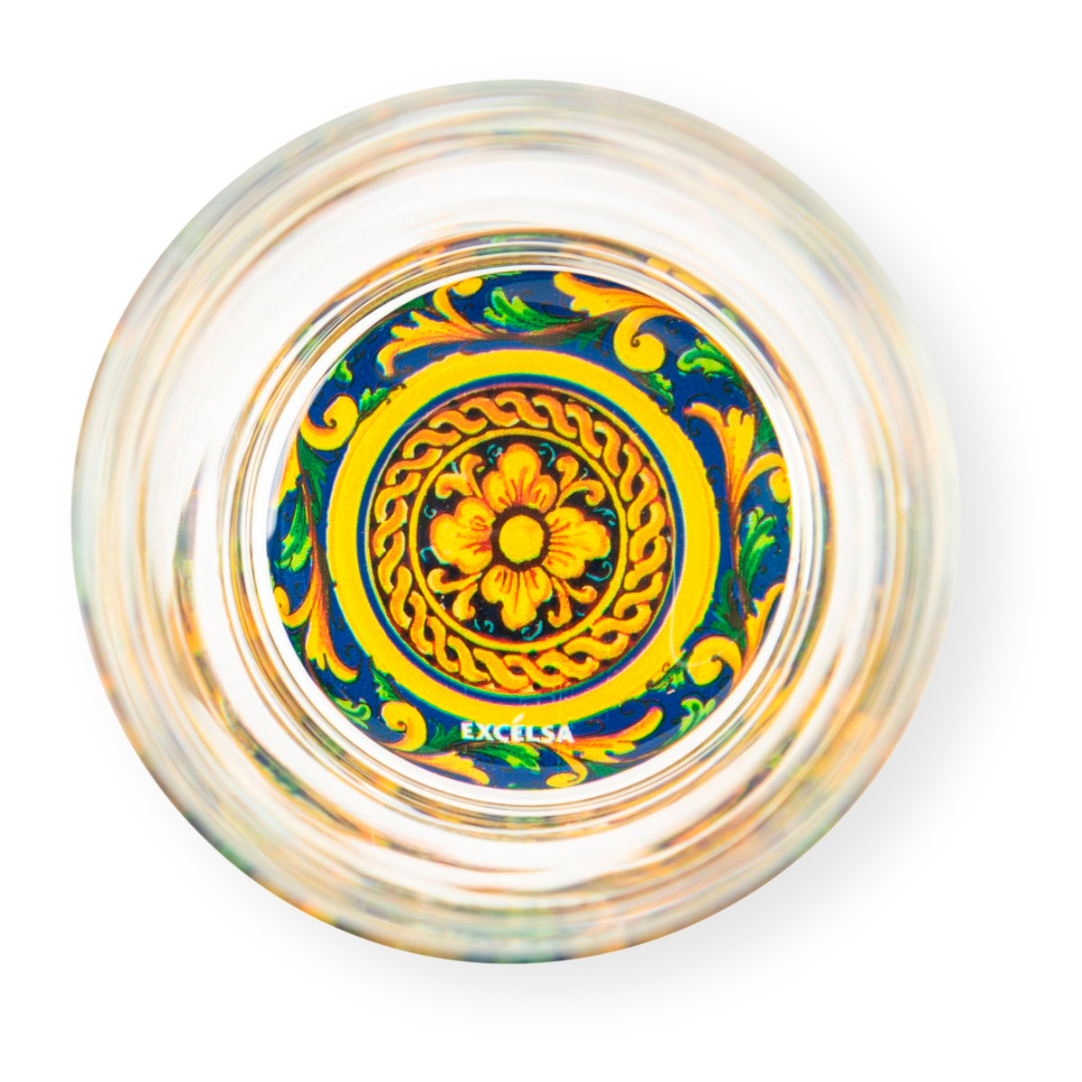 Set 6 Bicchieri Excelsa – Trinacria, Vetro Multicolore