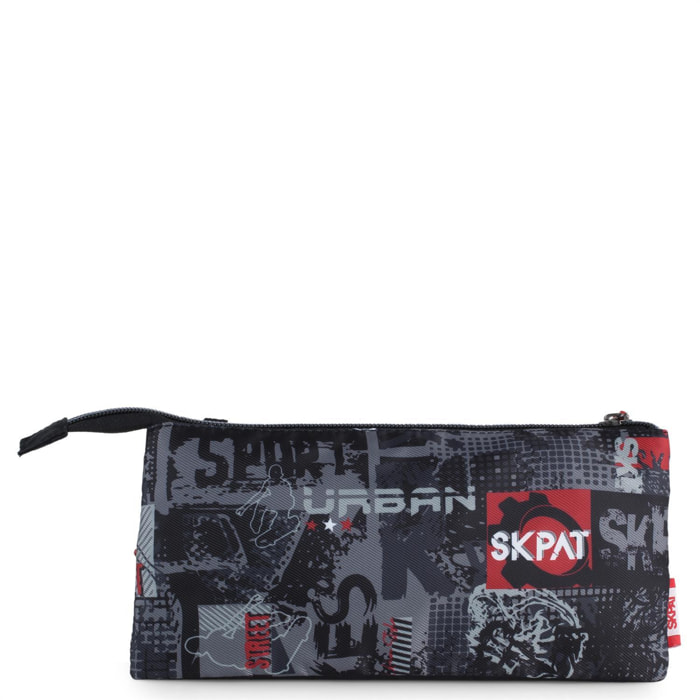 Estuche Escolar Skpat Urban Negro