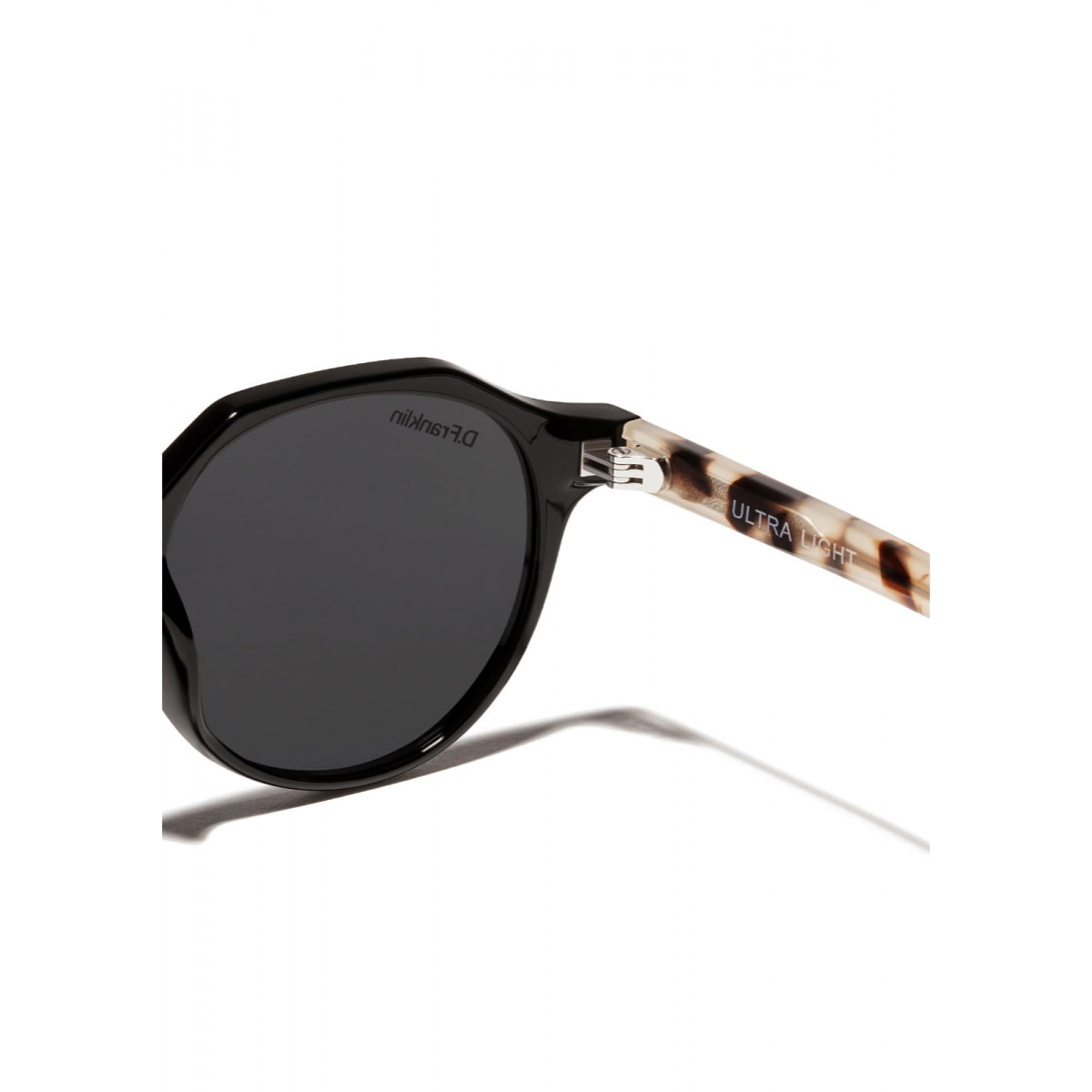 Gafas de Sol Ultra Light S Round Black / Black D.Franklin