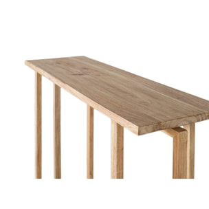 Consola de Madera de Mindi 120 Cm Estilo Contemporaneo - Escandinavo