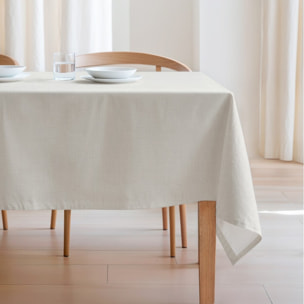 Nappe unie anti-taches BRIA NATUREL