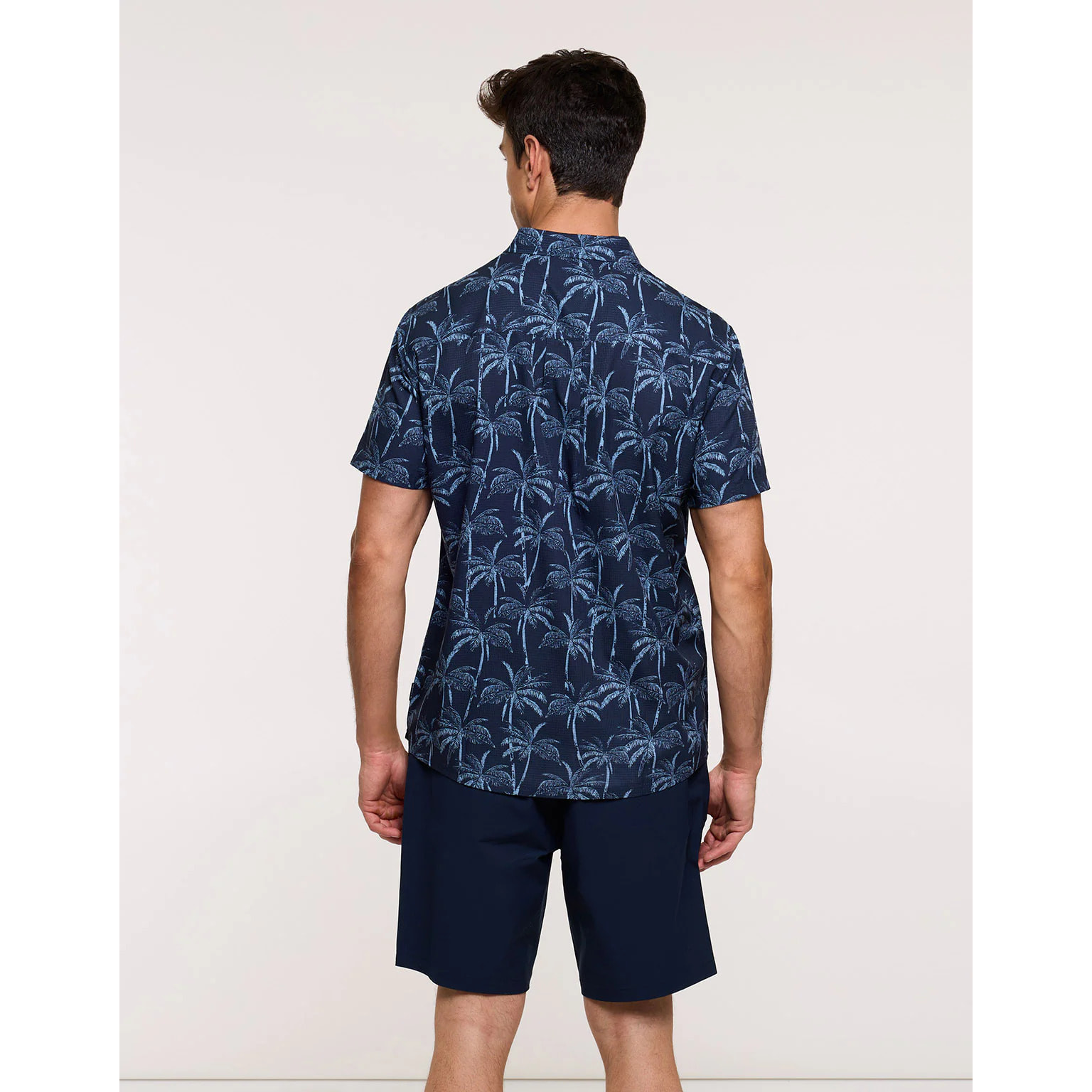 Camisa Manga Corta Azul Marino - Furairapalm