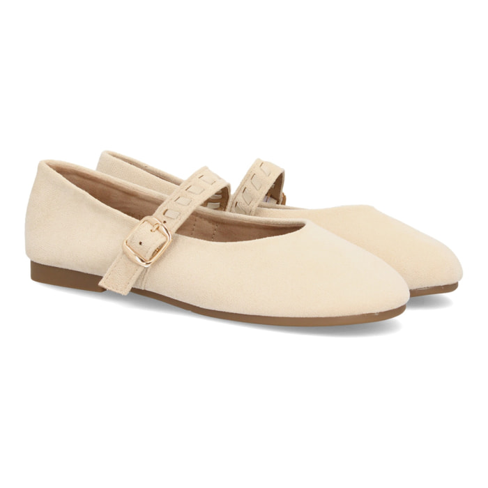 Bailarinas barefoot con hebilla ajustable para mujer